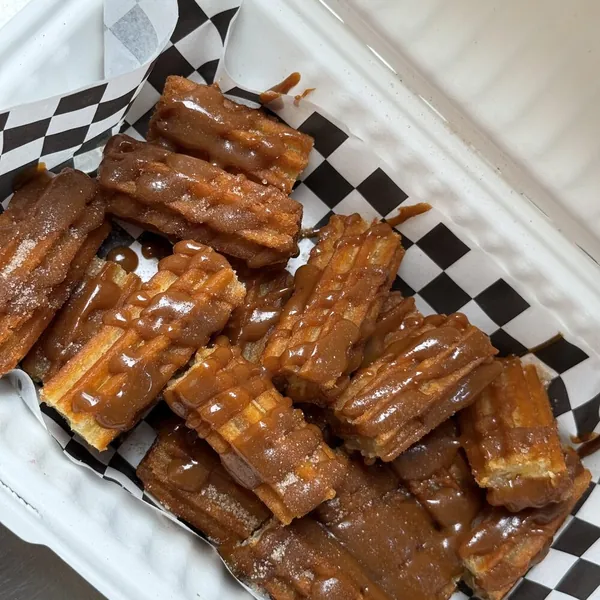 Churros dusted in cinnamon sugar